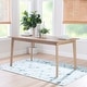 preview thumbnail 1 of 16, Linon Dolan Solid Rubberwood 60-inch Dining Table