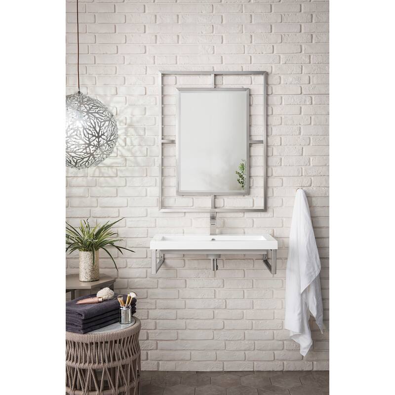 James Martin Vanities 055BK1631.5WG2 Boston 31-1/2" Rectangular
