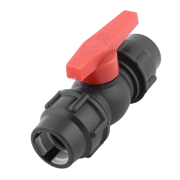 Home Garden Plastic Irrigation Water Pipe Joint Connecting Connector Ball Valve