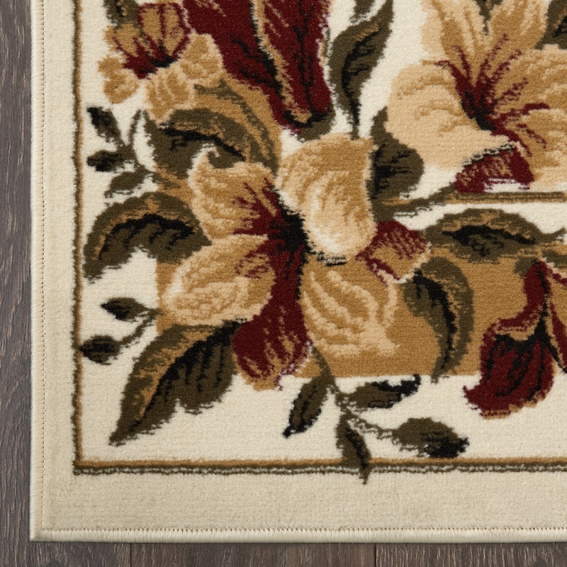 Home Dynamix Optimum Caspian French Country Floral Area Rug On Sale