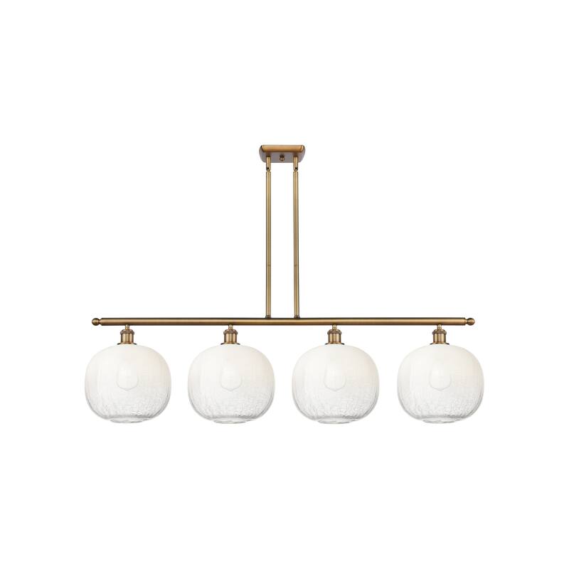 Innovations Lighting Endless Possibilities Ballston - Brookhaven Sphere - 4 Light 49" Stem Hung Island Light