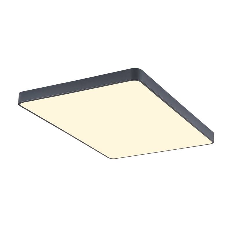 Dimmable LED Wide Rectangular Flush Mount Light 33.9 in