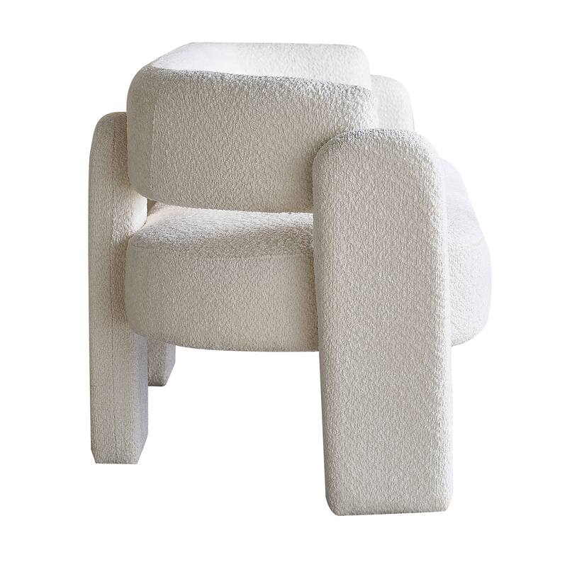 Modern Upholstered Bench Velvet Sofa with Rolled Arms, Loveseat Sofa, Chaise Sofa for Club Living Room Bedroom