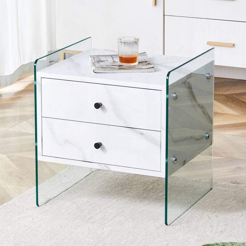 Bedside table with drawers