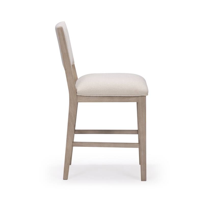Plank and Beam Sereno Upholstered Counter Height Stool - Set of 2