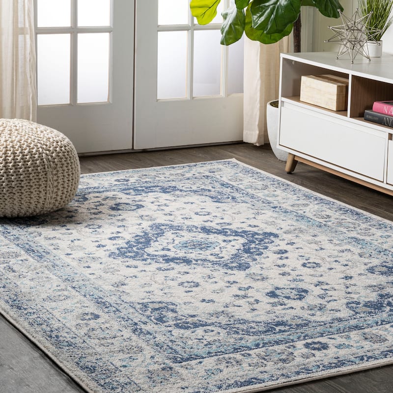 JONATHAN Y Zelda Ornate Medallion Persian Area Rug