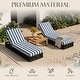 preview thumbnail 51 of 112, Patio Recline Chairs Adjustable Chaise Lounge with Cushions (Set of 2)