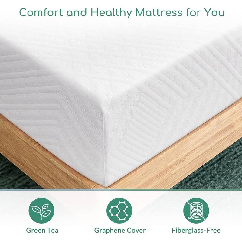 Queen Mattress, 14 Inch Memory Foam Mattress Queen in a Box - Cool Gel Bed Mattress Medium Firm