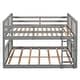 preview thumbnail 5 of 21, Full Over Full Bunk Bed with Guardrails - Sturdy Pine Wood Design