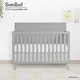 preview thumbnail 2 of 3, Fisher Price by Dream On Me Sanibel 5-in-1 Convertible Crib in Pebble Grey - Pebble Gray