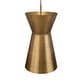 preview thumbnail 4 of 4, Uttermost 21617 Crocker 15" Wide Pendant with Wood Accent
