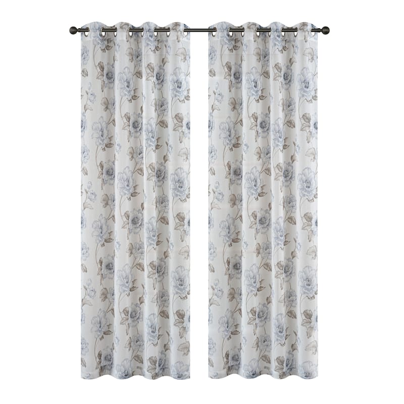 Camila Light Filtering Grommet Curtain Panel - 52" x 84"