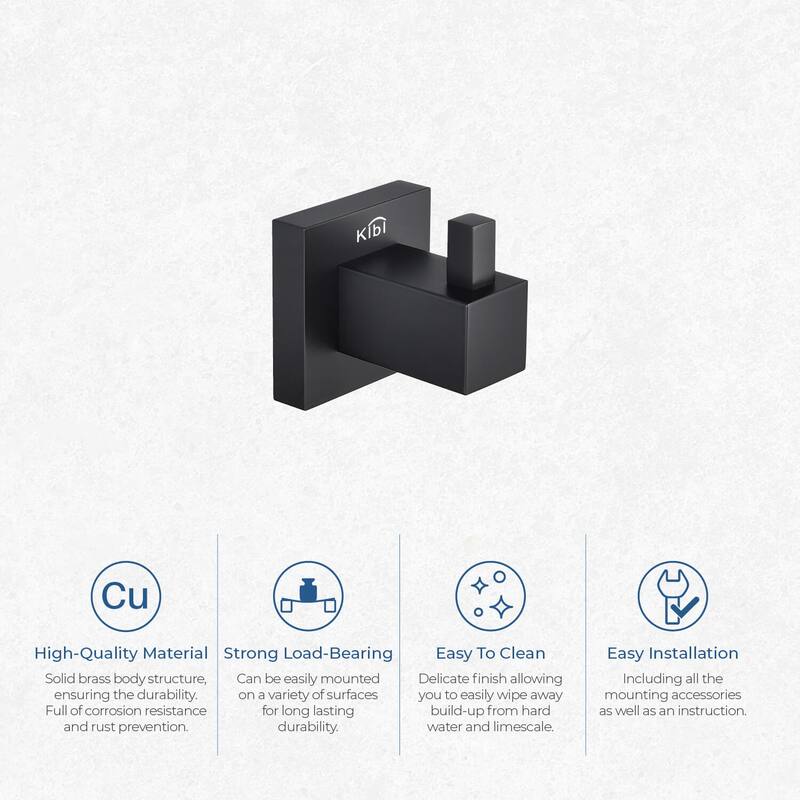 Cube Bathroom Towel & Robe Hook