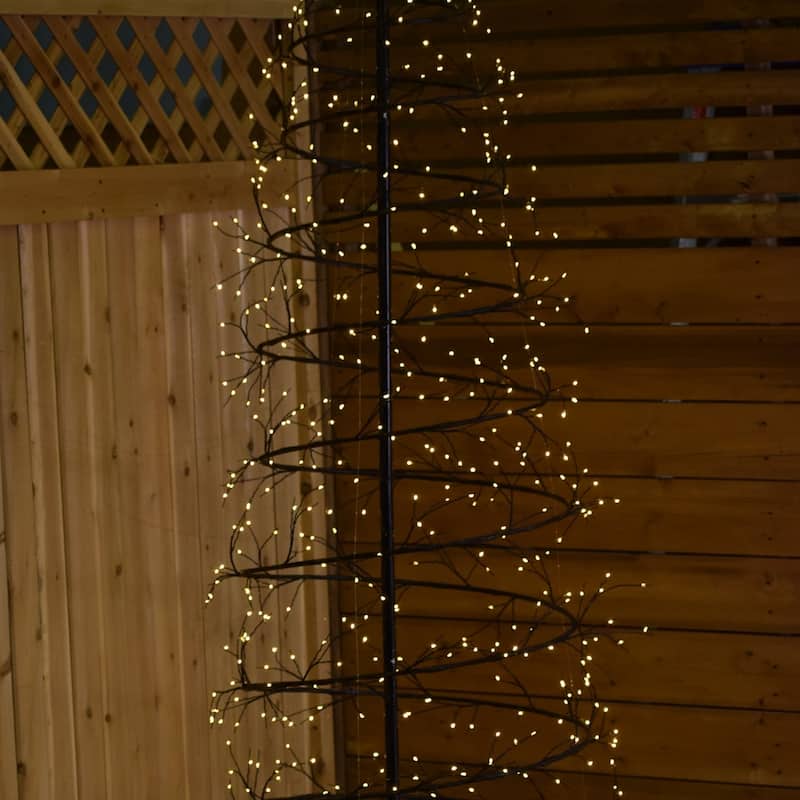 6.5 FT Revolve LED Tree Brown Indoor/Outdoor Use