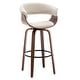 preview thumbnail 15 of 16, Lalit Padded Modern Bar Stool (Set of 2 Stools) Off-White