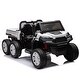 preview thumbnail 29 of 38, 24V 2-Seater UTV-XXL Ride On Truck with Dump Bed for kid,Ride On 4WD UTV with 6 Wheels,Tipping and Openable Rear Cargo Bed Black
