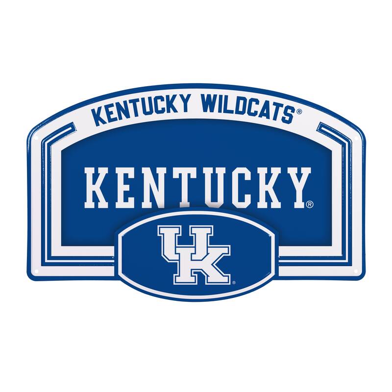 University of Kentucky Embossed Steel Wall Sign, 11" x 17"