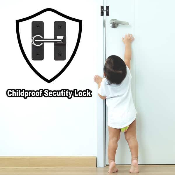 Luminous Barn Door Lock,Sliding Barn Door Latch,180 Degree Heavy Duty Gate Latch Suitable For Garden Garage I.156756549