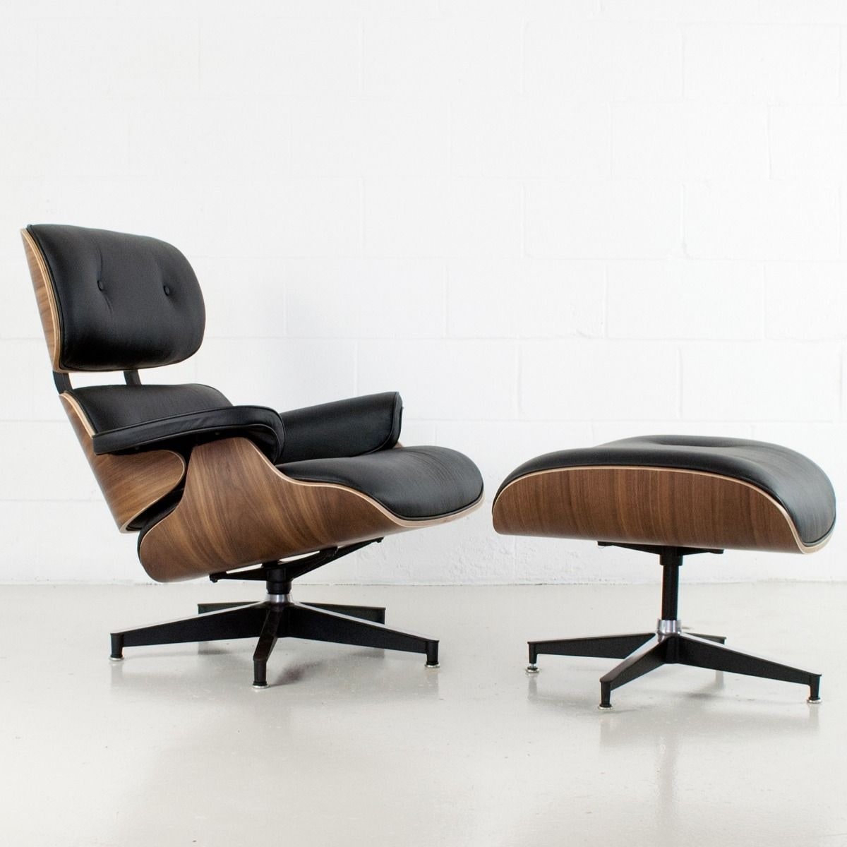 Eames lounge chair & ottoman top grain leather sale sold by manhattan home design