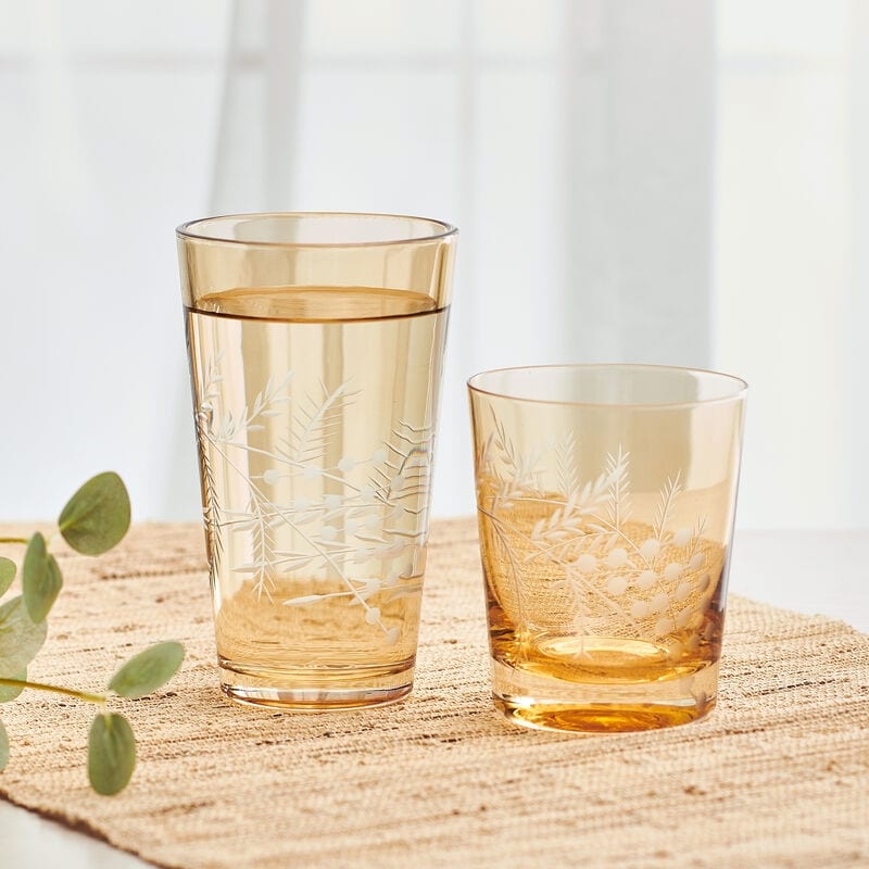 Fitz and Floyd Wildflower Glasses - Thumbnail 4
