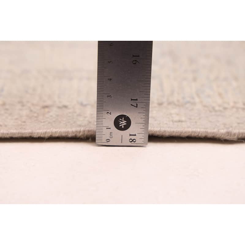 ECARPETGALLERY Hand-knotted Modern Oushak Sage Wool Rug - 8'1 x 9'10