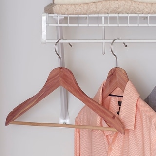 Household Essentials Cedar Garment Thin Hanger, Pack of 12