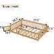 preview thumbnail 119 of 159, Wood Floor Bed with Safety Guardrails and Door