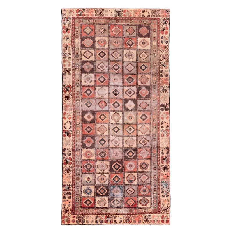ECARPETGALLERY Hand-knotted Antalya Vintage Copper Wool Rug - 4'8 x 9'5