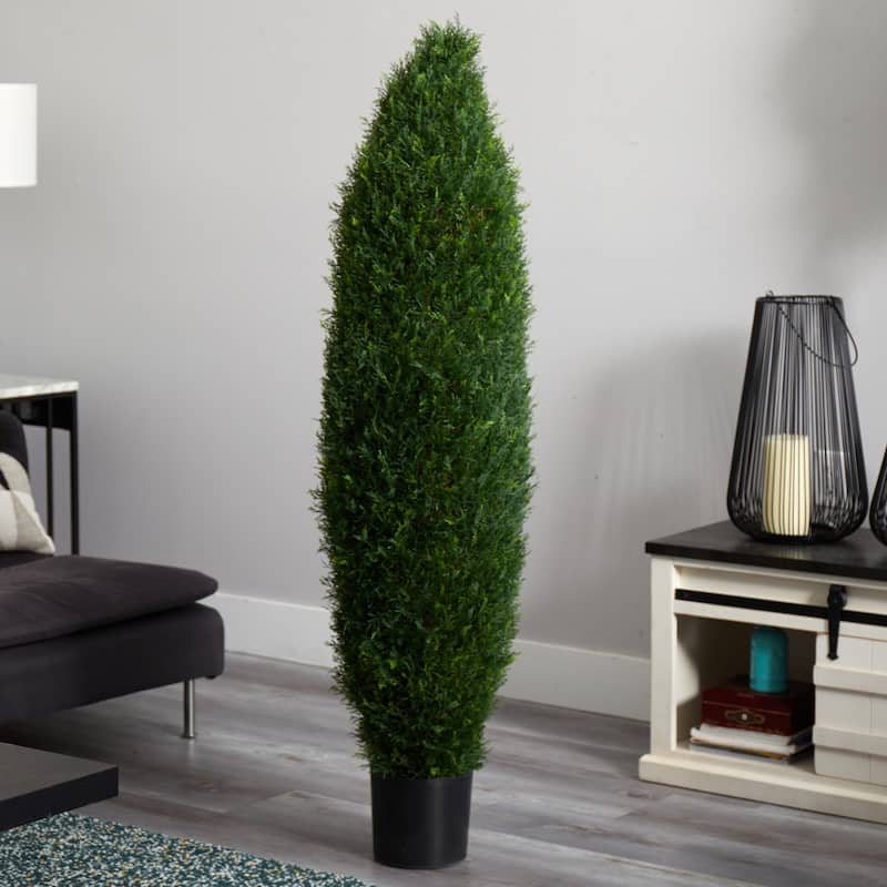 5Ft Artificial Tree - Renaissance Rhapsody Indoor Outdoor Decor - Lush Green Foliage - Home Office Accent - 5ft.