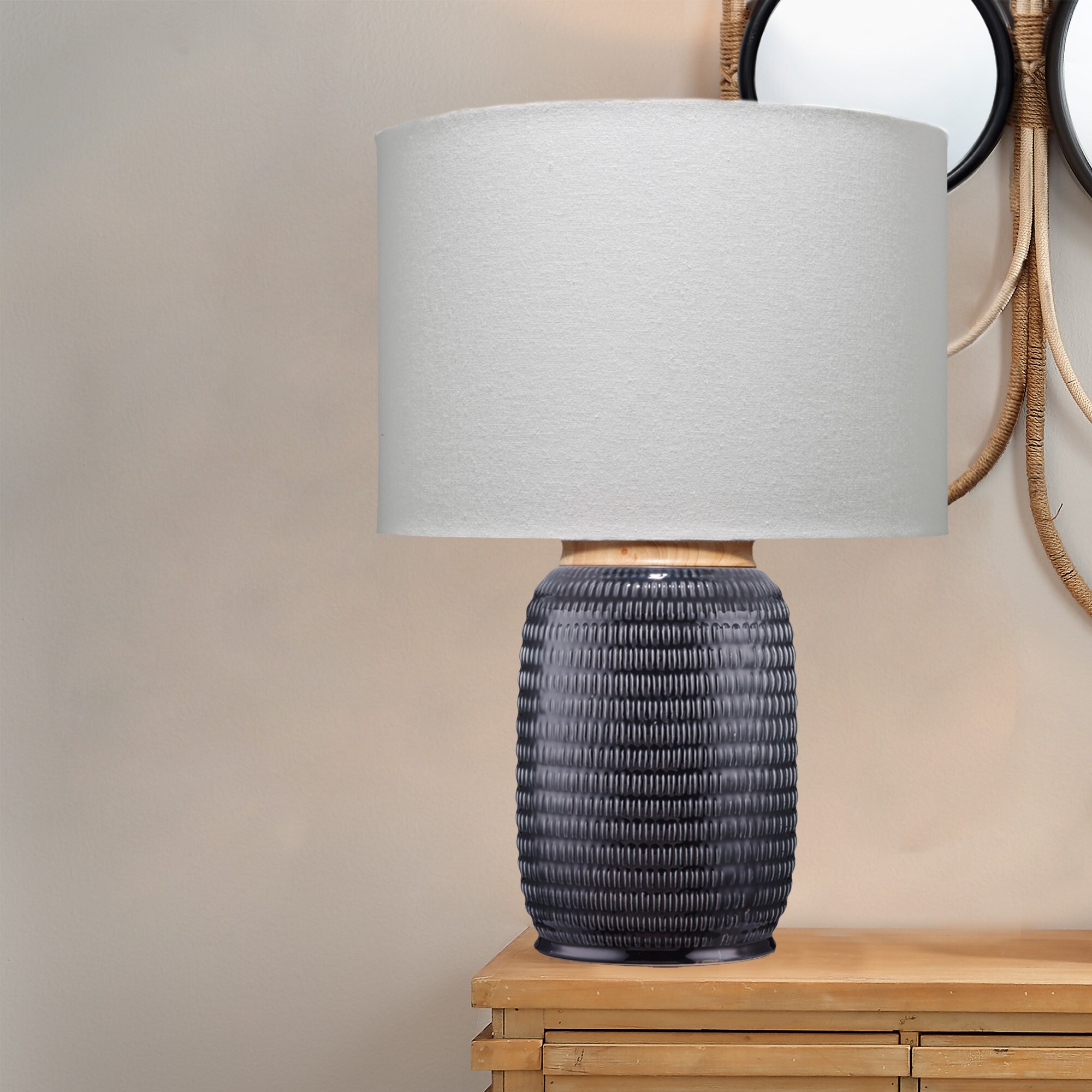 Navy ceramic table lamp 2025
