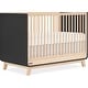 preview thumbnail 1 of 3, Fisher Price Siesta 3-in-1 Convertible Crib by Dream On Me - Matte Black Matte Black