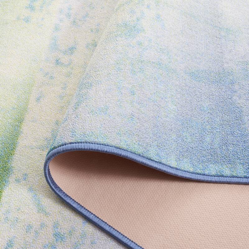SAFAVIEH Paint Brush Machine Washable Slip Resistant Sebahate Rug