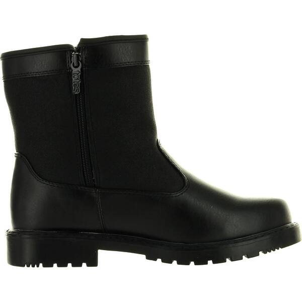 Shop Totes Mens Stadium Winter Waterproof Snow Boots Black