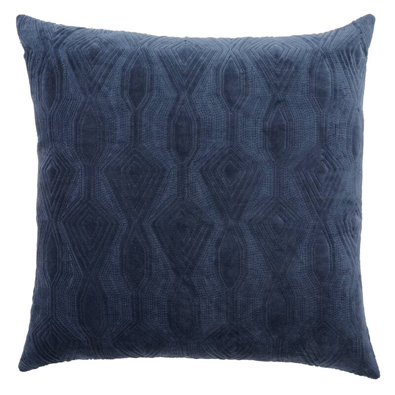Nikki Chu by Jaipur Living Vivian Navy Geometric Pillow - 20"X20" Cover Only