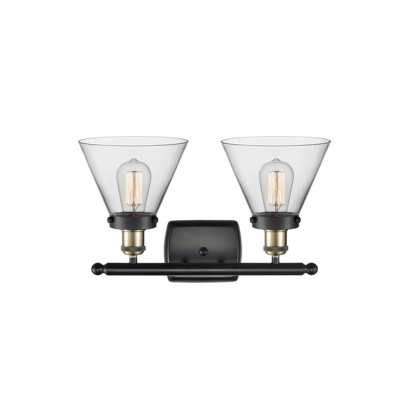 Innovations Lighting Ballston Urban Cone - 2 Light 18" Bath Vanity Light