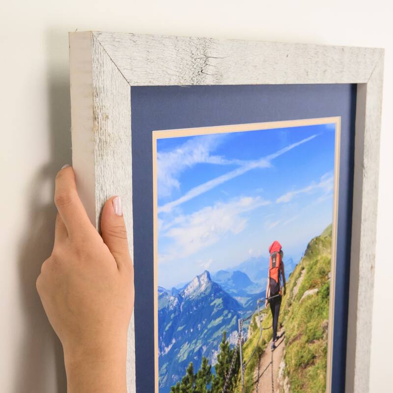 ArtToFrames Bosswood Rustic 16x21 Inch Picture Frame, 1.63 Inch Wood Poster Frame Available in Multiple Colors (SM-SC-16x21)