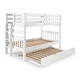 preview thumbnail 3 of 25, Taylor & Olive Trillium Twin over Twin Bunk Bed with Ladder, Trundle