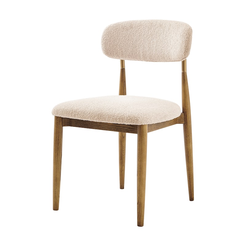 NPD Furniture Verna Fabric Dining Side Chair (Set of 2) - Palladian Beige
