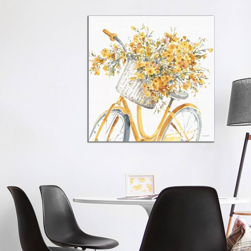 iCanvas "Happy Yellow VIIB" by Lisa Audit Canvas Print - 37x37x1.5