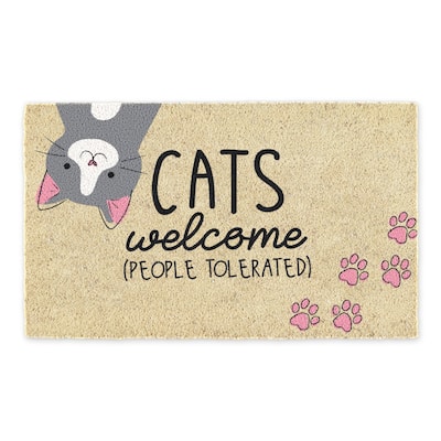 Cat Home Doormat 17x29