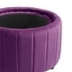 preview thumbnail 29 of 55, 30" W Round Velvet Upholstered Storage Ottoman with Flip Top Tray