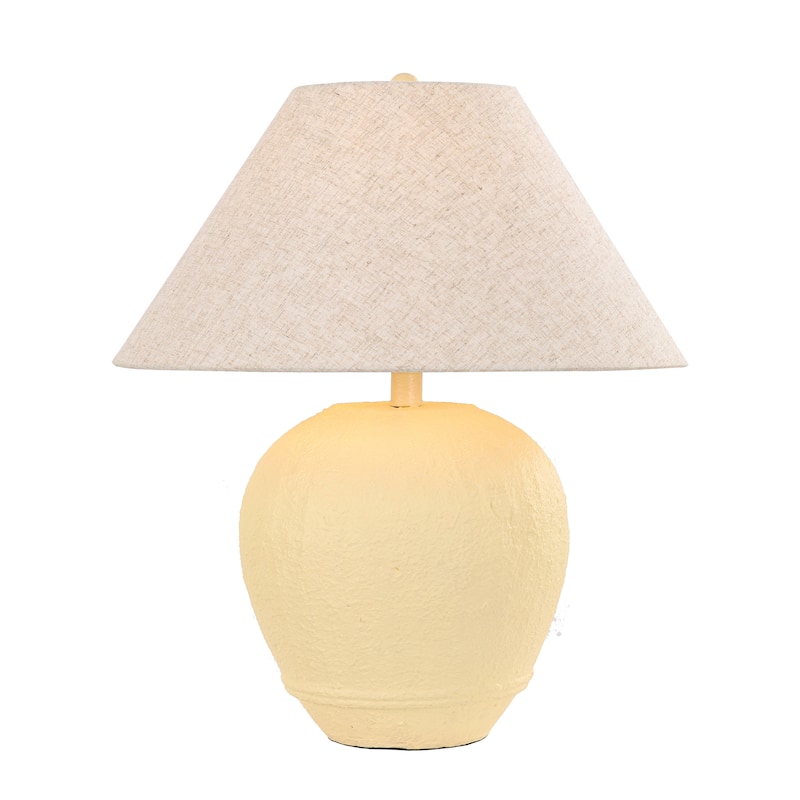 Global Accent Ceramic Table Lamp with Linen Shade