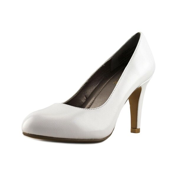 Easy Spirit Kaymile Women W Round Toe Leather Heels