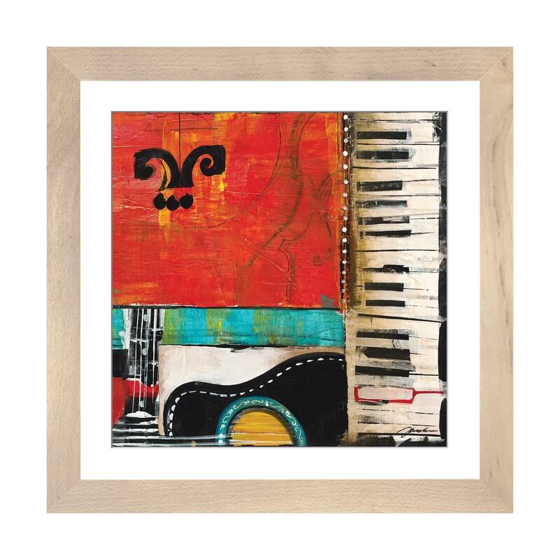 iCanvas "Sheet Music IV" by Liz Jardine - Natural - 24x24x1