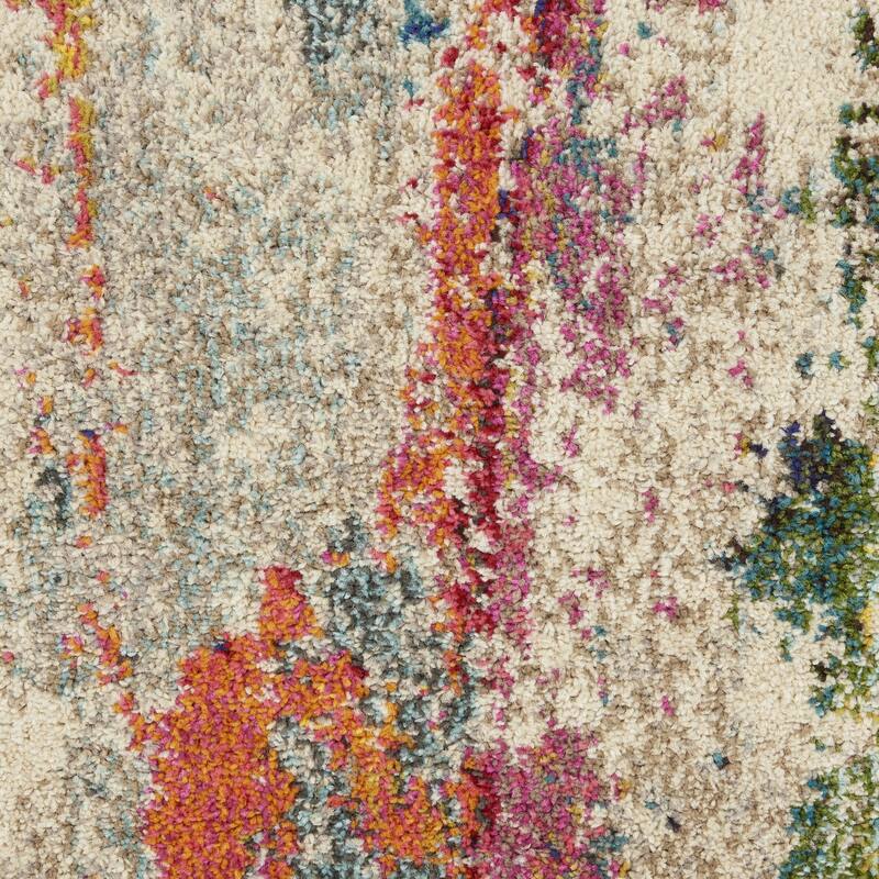 Jibog Power Loomed Abstract Modern Area Rug By HomeRoots - 120' X '26' X '0.5