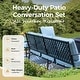 preview thumbnail 50 of 119, MAISON ARTS Outdoor Sofa Set 4/6-Piece Patio Conversation Set with 45'' Gas Fire Pit Table