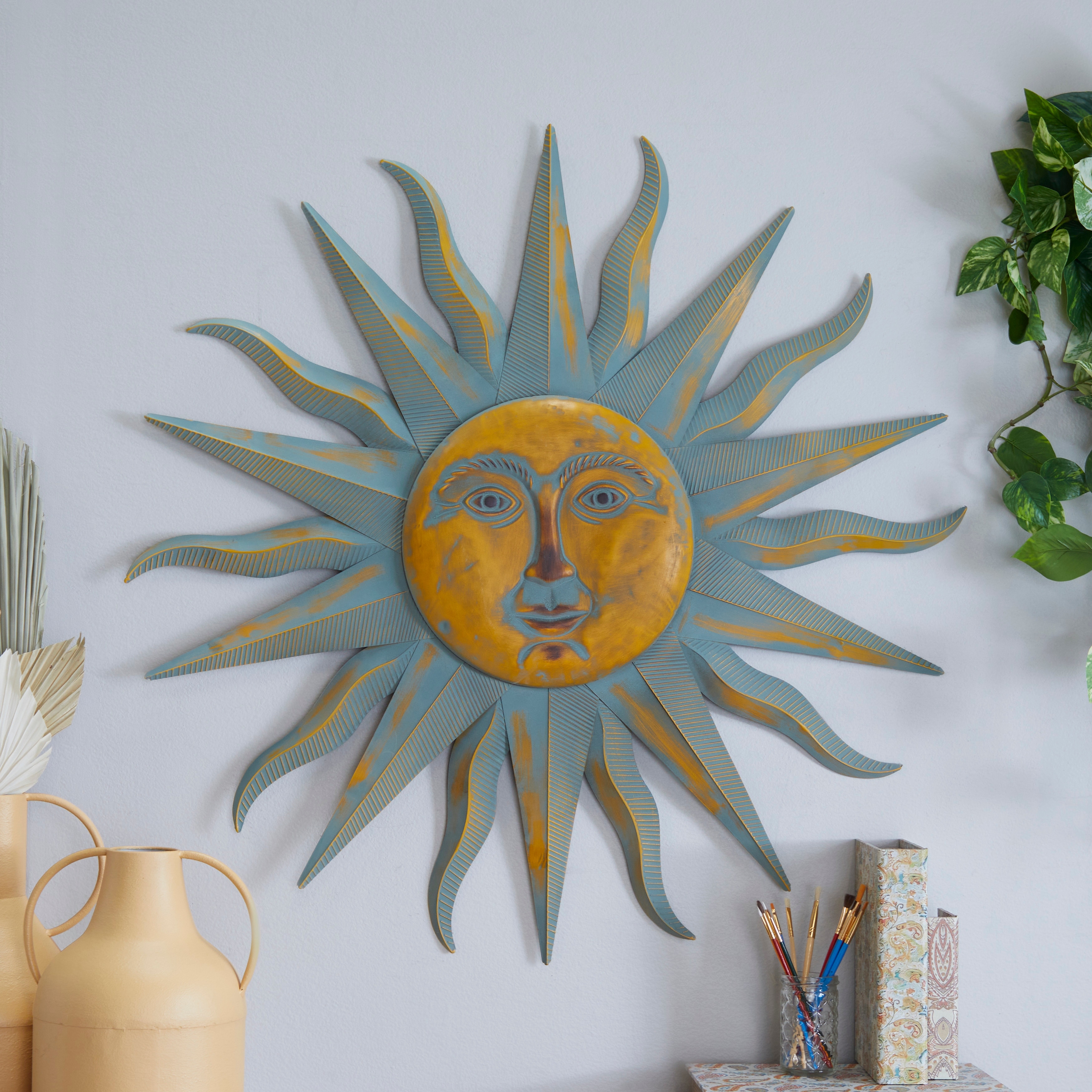 Outdoor sun wall art new arrivals