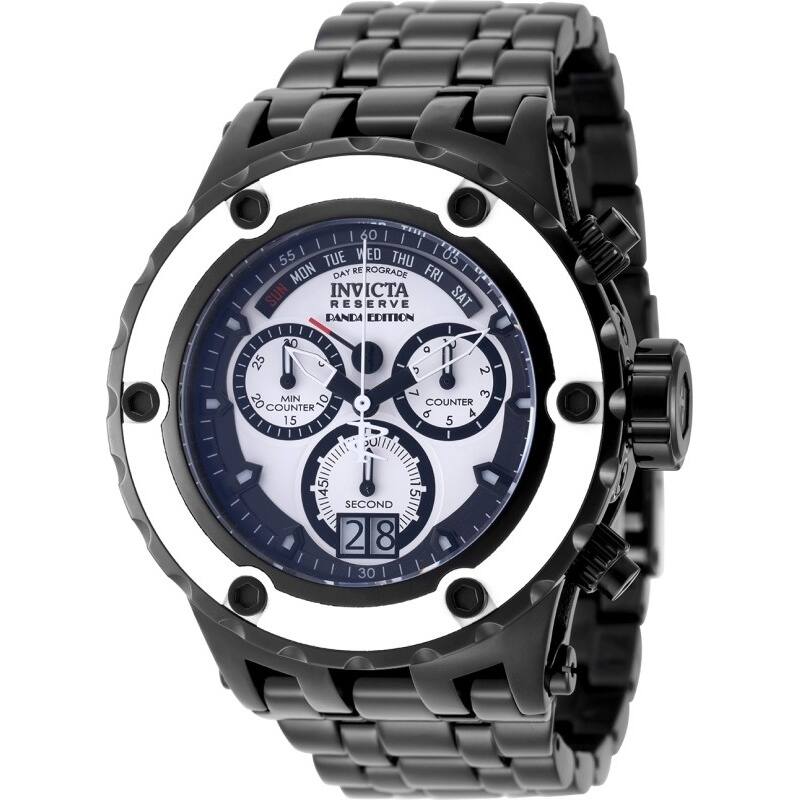 INVICTA Men's 48609 Reserve Quartz 8040.N Metal Dial Watch - White, Black