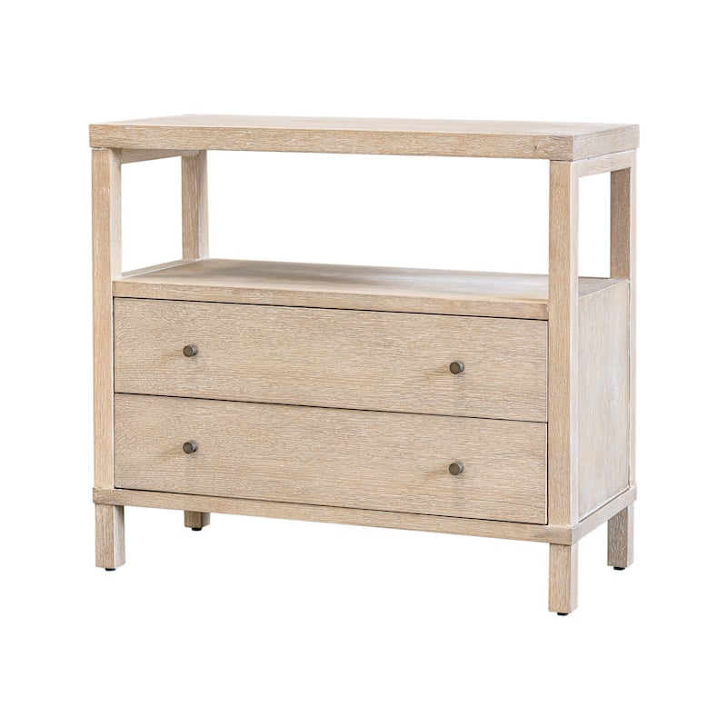 Indigo Road by Egypt Sherrod x East at Main Gemma Two-drawer Oversized Nightstand - Natural-Wash