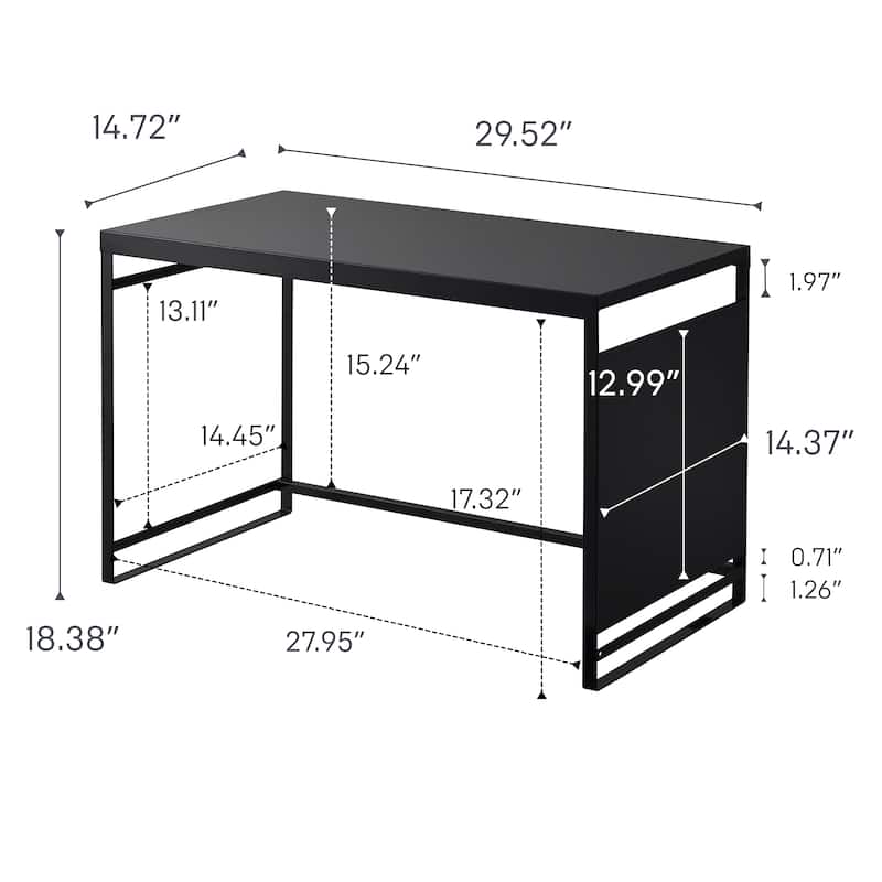 Yamazaki Home Kitchen Appliance Rack, Steel - L 14.72 x W 29.53 x H 18.39 inches